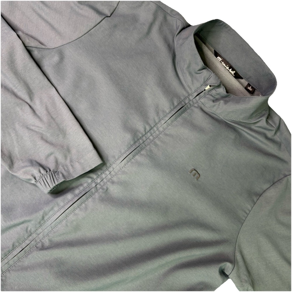 Travis Mathew‎ Gray Surfside Full Zip Jacket Bellagio Las Vegas Size Large